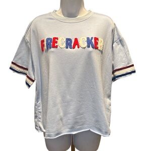 Jess Lea | Red White & Blue Firecracker Tee